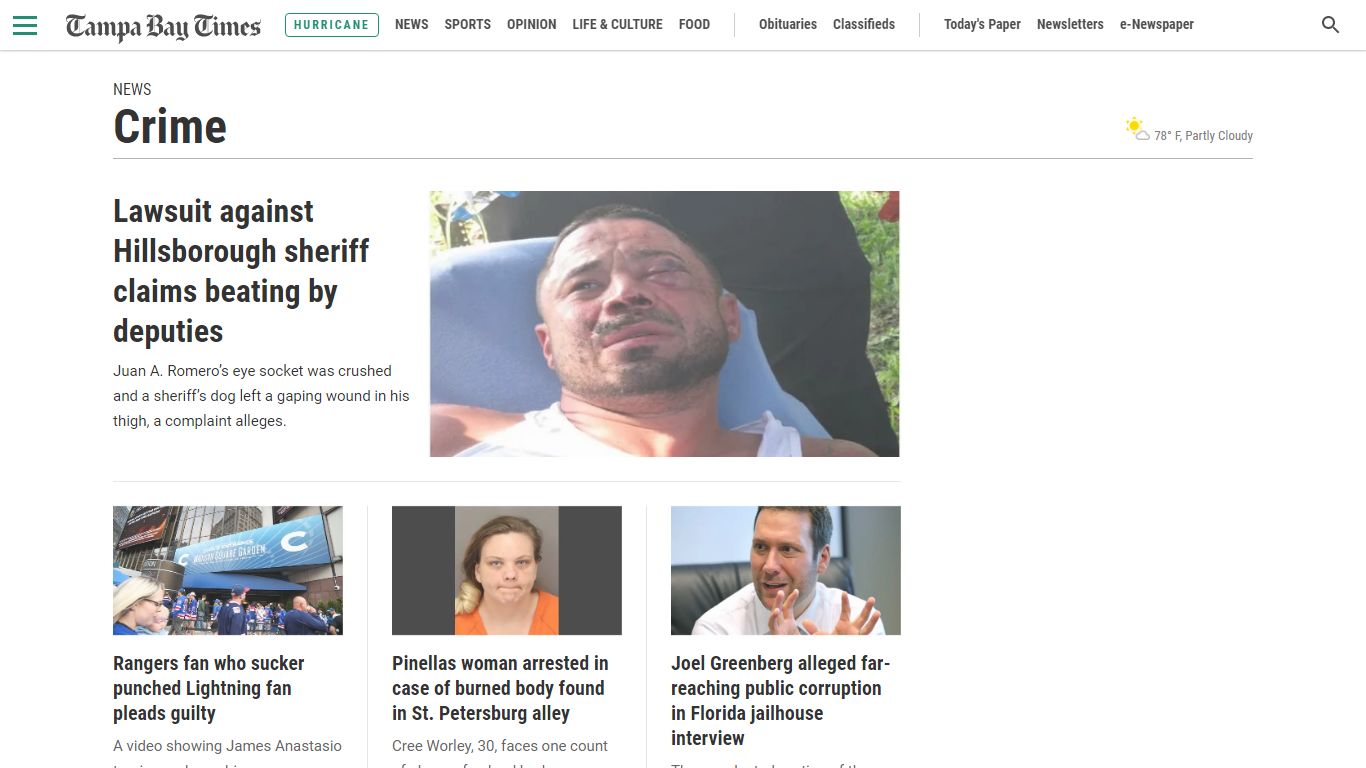 Crime news - Tampa Bay Times